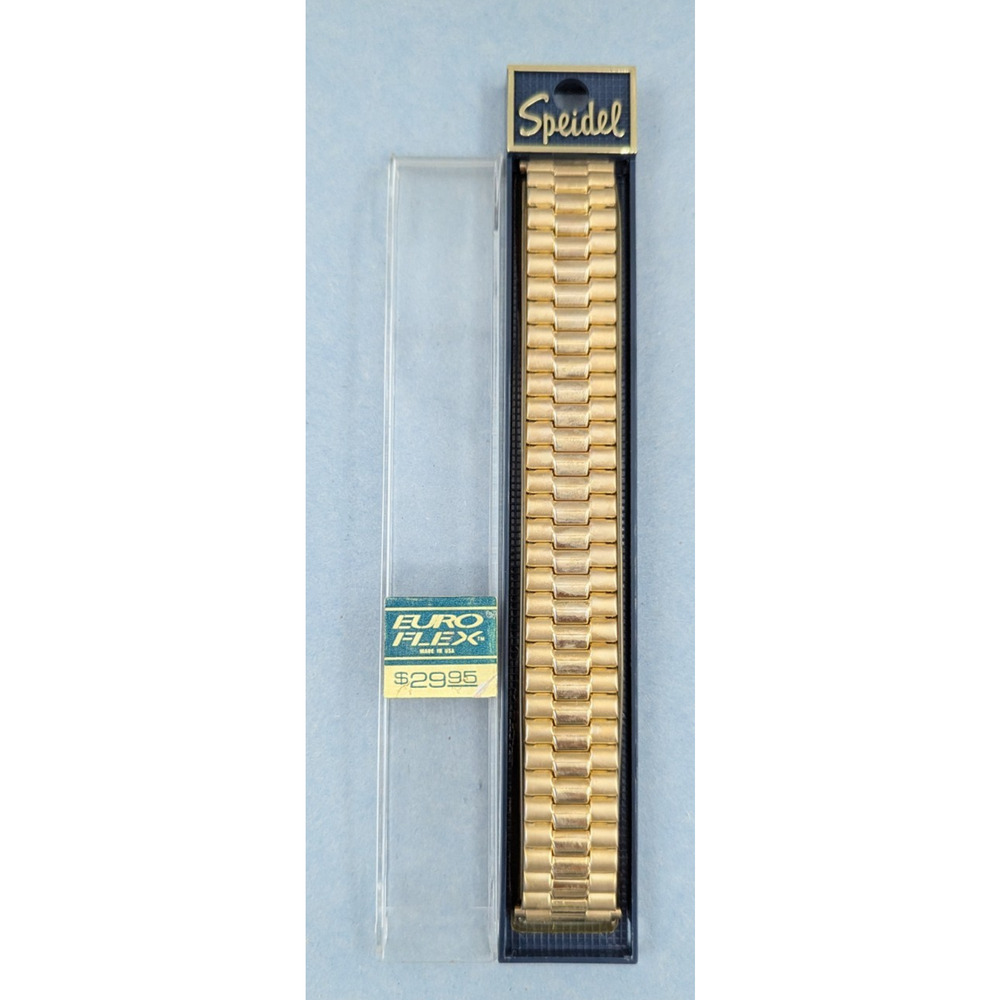 Speidel Gold Euro Flex Stainless Steel Men's Watch Band